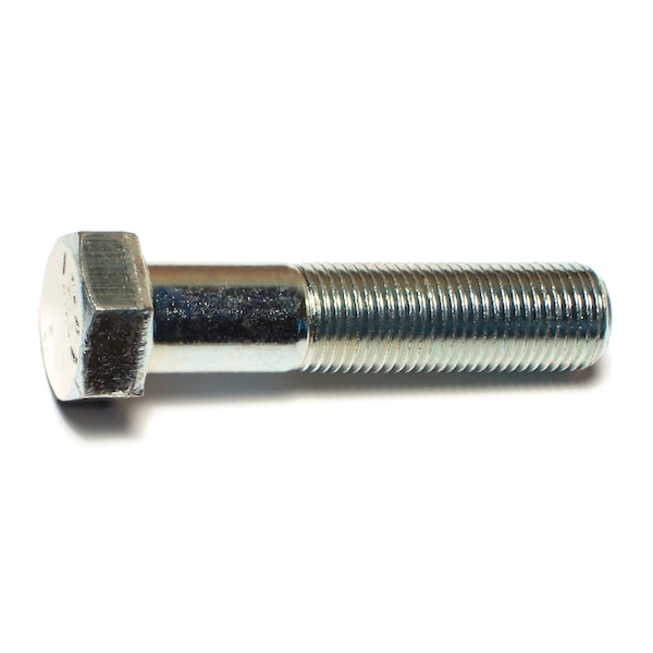 Midwest Fastener Grade 5, 9/16"-18 Hex Head Cap Screw, Zinc Plated Steel, 2-1/2 in L, 25 PK 00558 - main